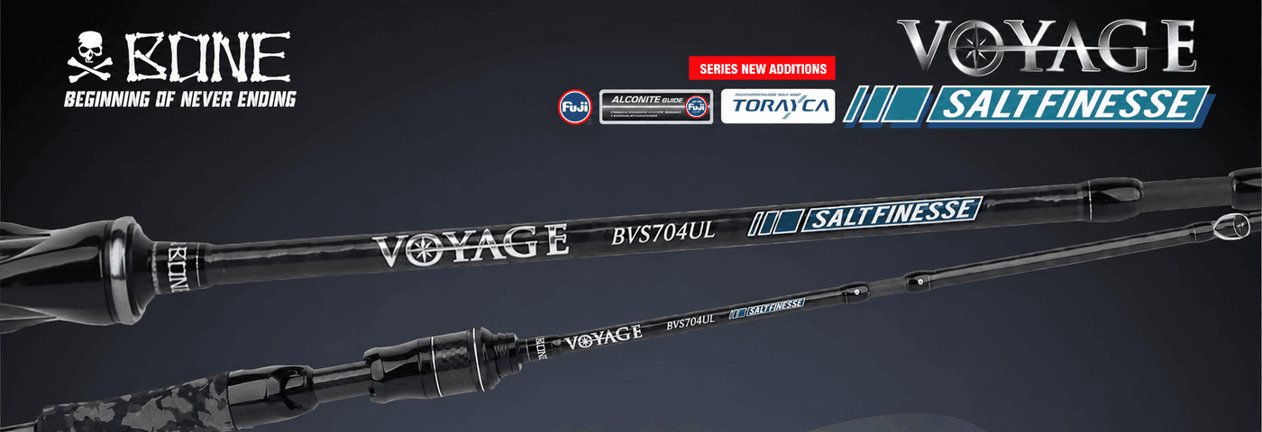 Bone Voyage Salt Finesse UL Travel Rod (BVS704UL)