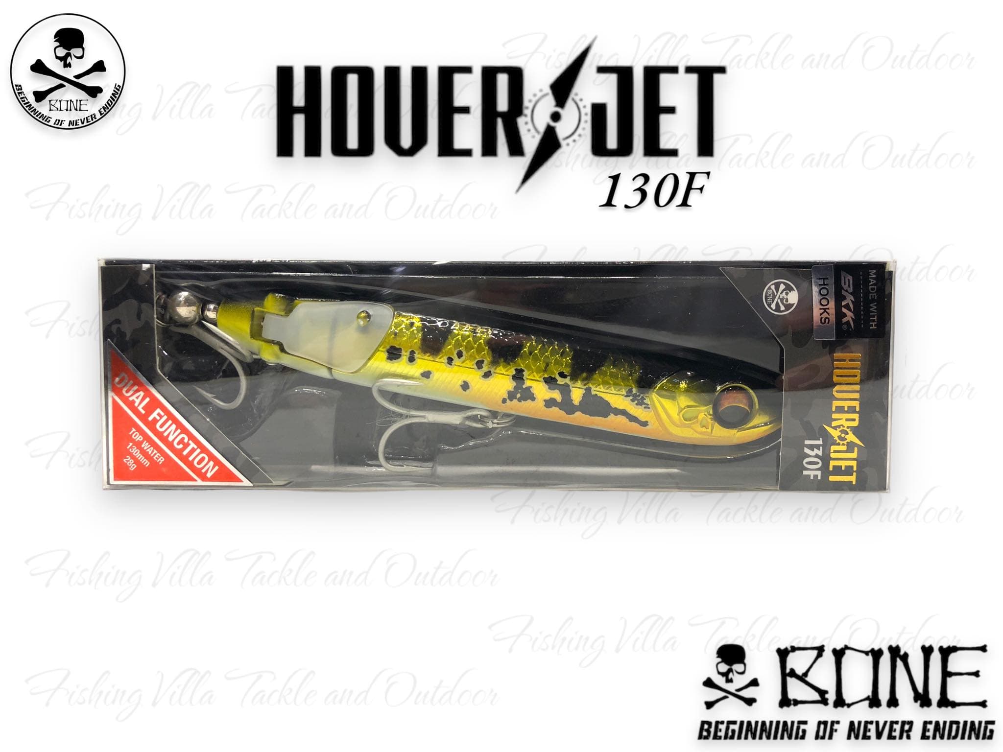 Bone Hover Jet 130f 28g aurora black, image 2 of 6
