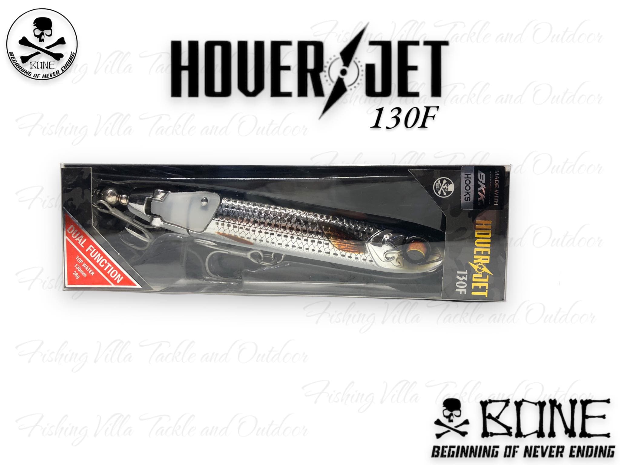 Bone Hover Jet 130f 28g wolf cichlid