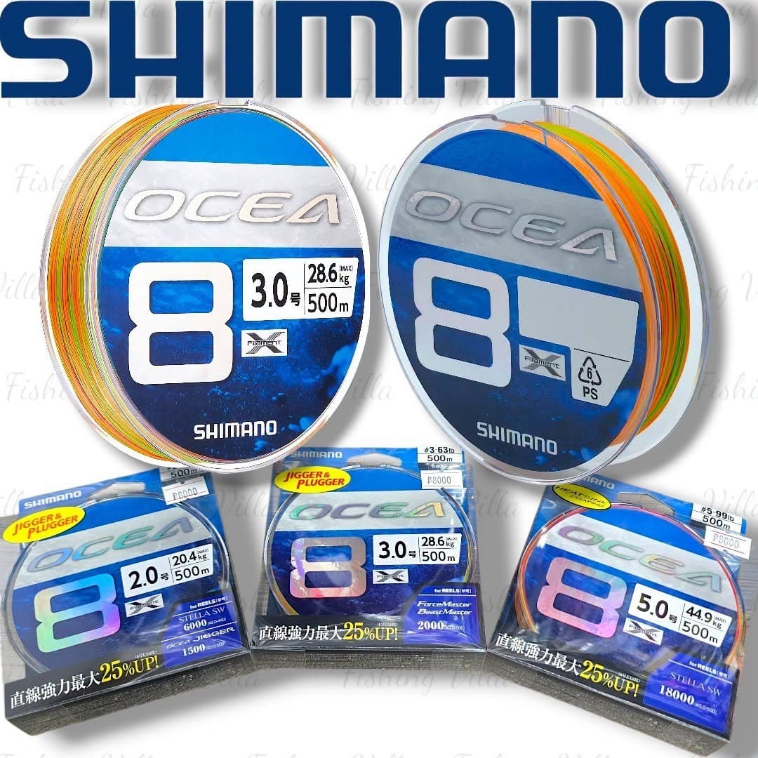 Shimano Ocea 8 Jigger & Plugger 500m