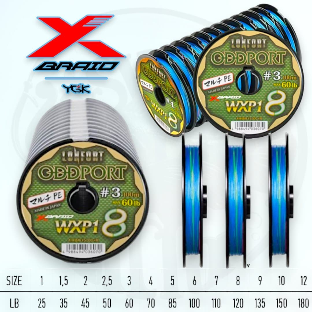 YGK Xbraid Lonfort Oddport WXP1 8