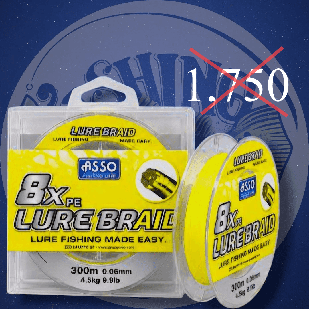 Asso 8xPE Lure Braid 300m