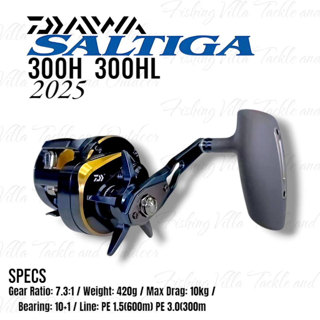 Daiwa Saltiga 300HL Left Handle (25), image 2 of 6