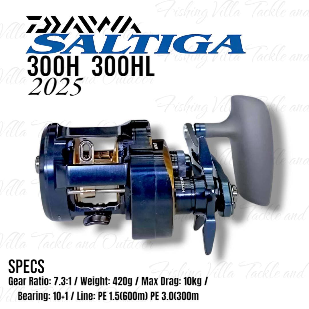 Daiwa Saltiga 300HL Left Handle (25), image 3 of 6