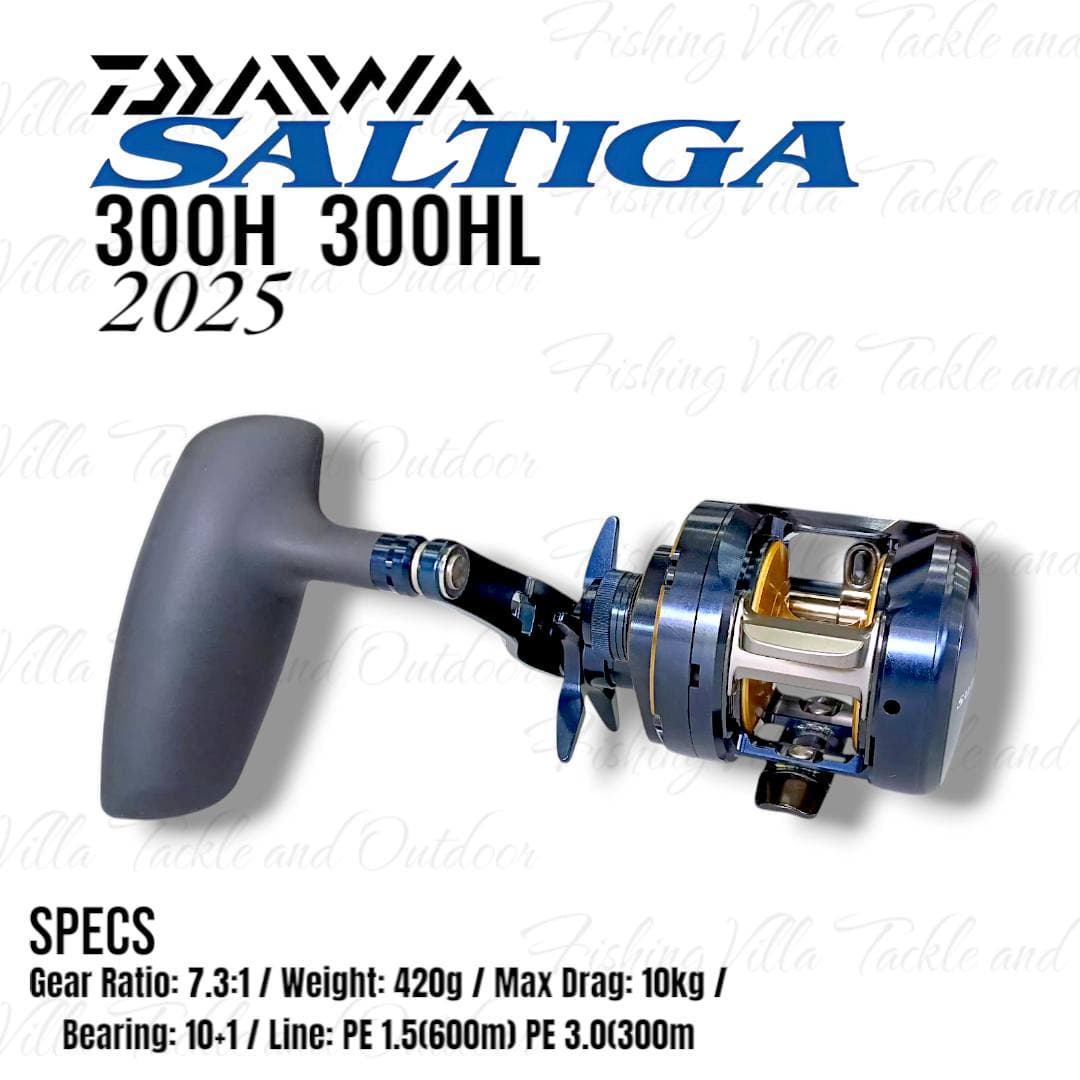 Daiwa Saltiga 300HL Left Handle (25), image 5 of 6