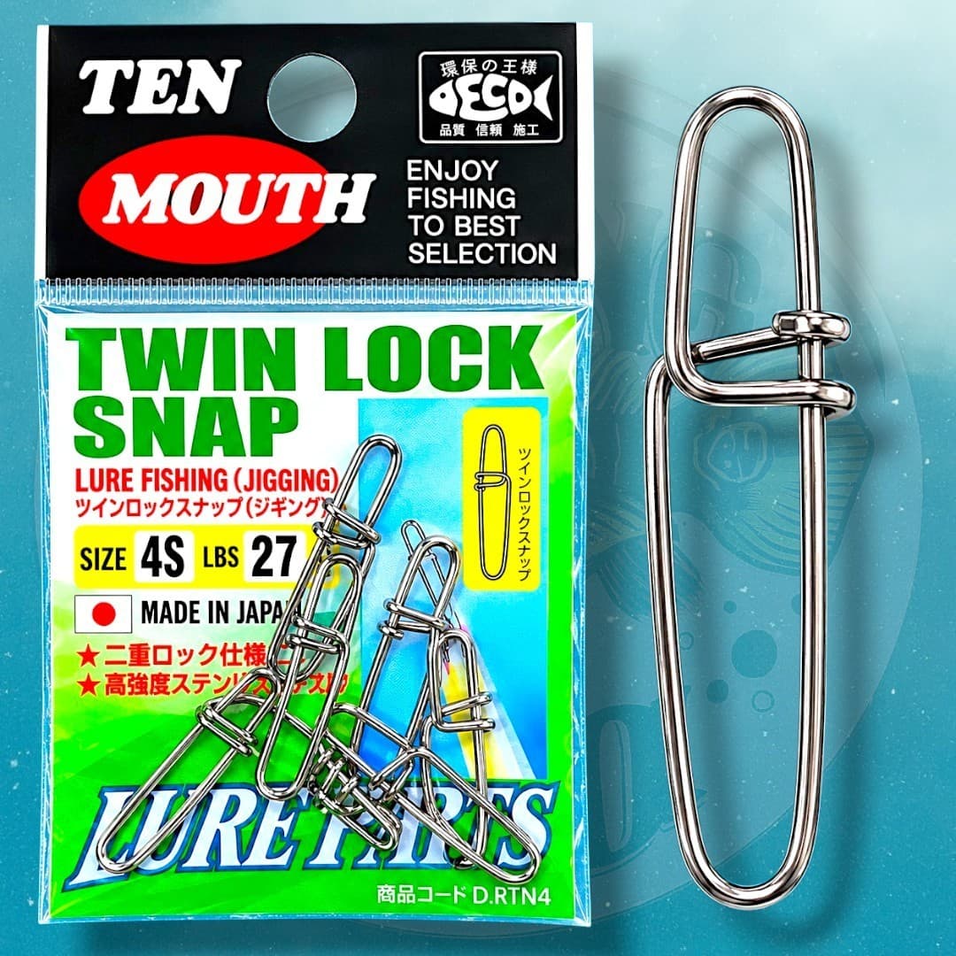 Ten Mouth Twin Lock Snap Size 4, image 3 of 3