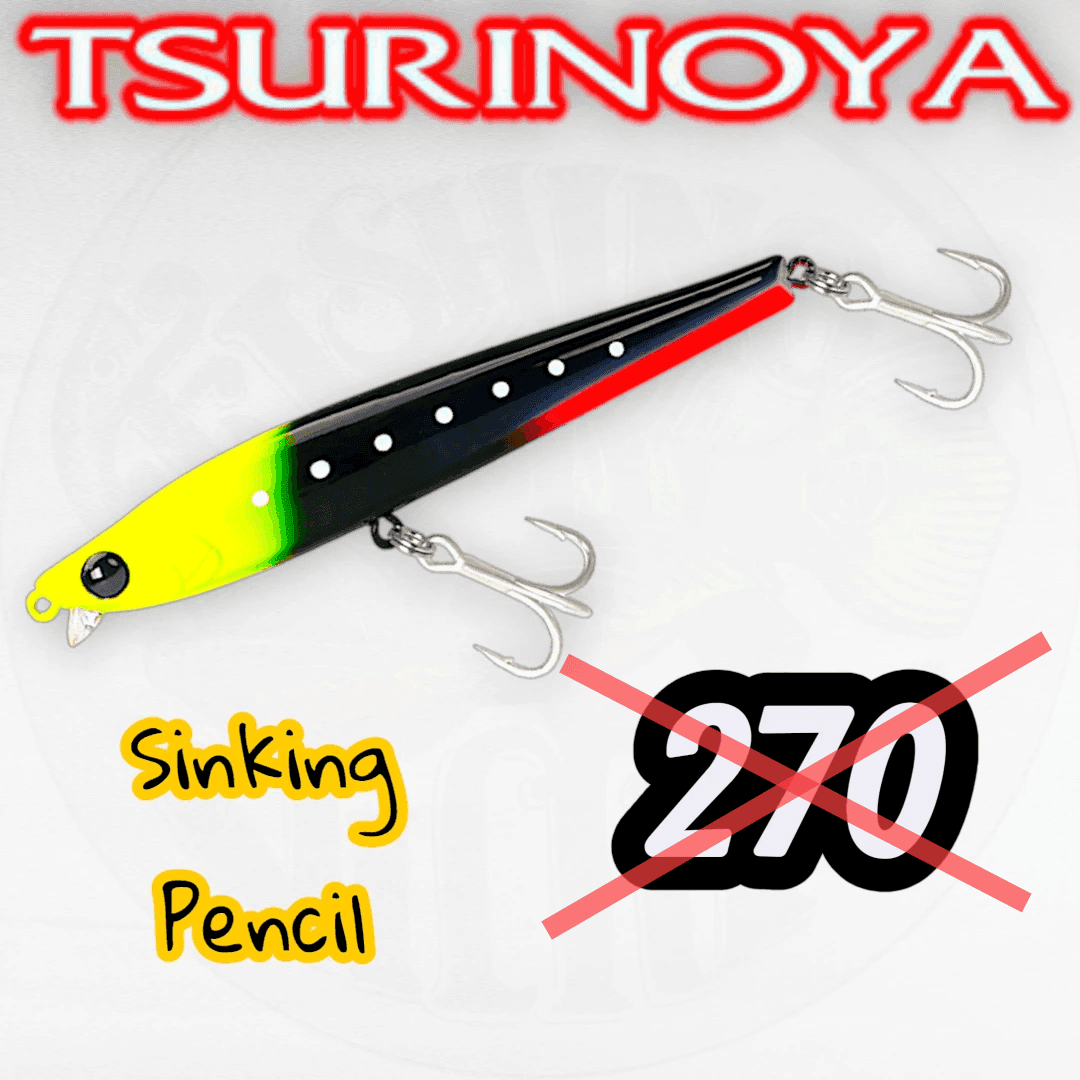 Tsurinoya DW207 Super Long Cast Sinking Pencil Lure for All Swimming Layers