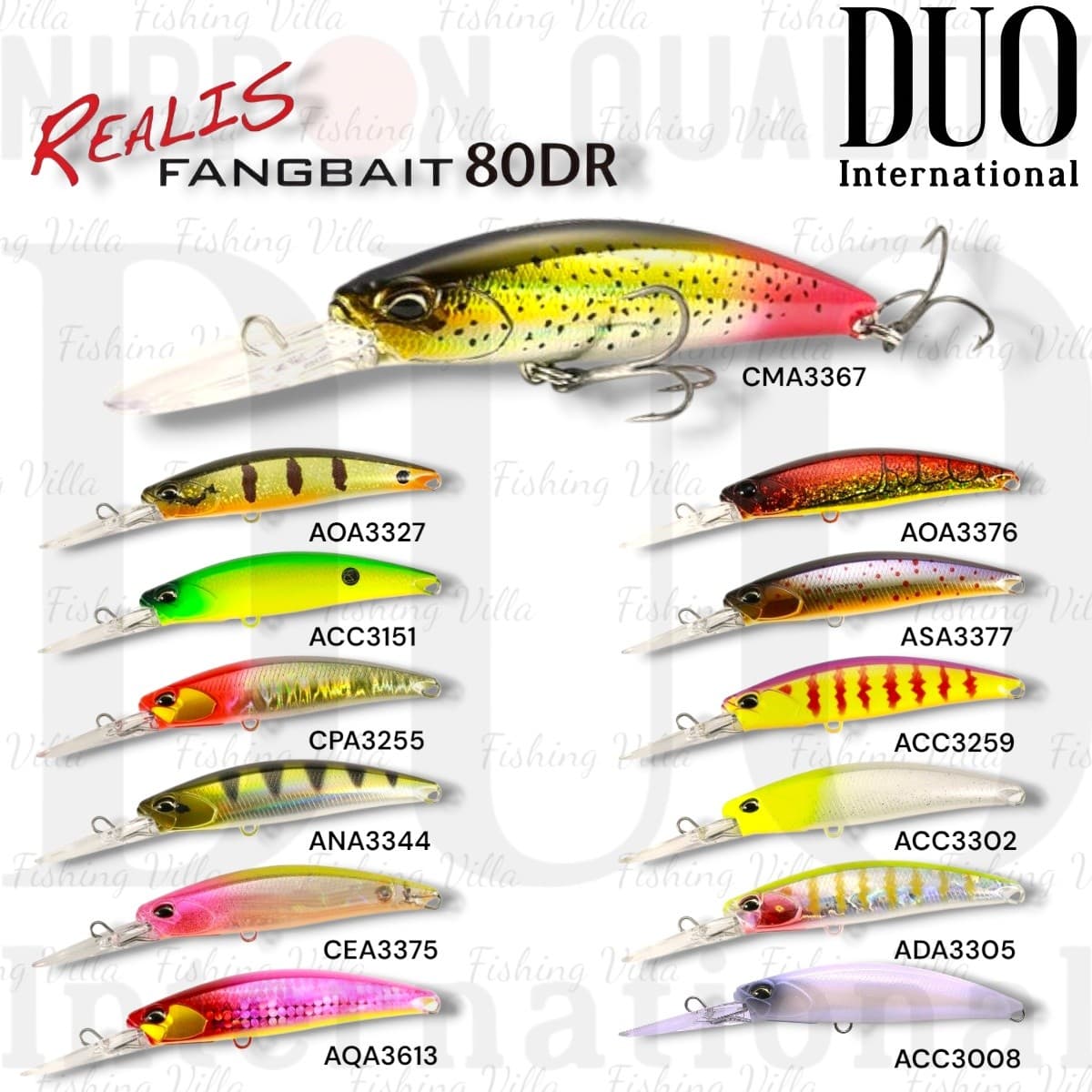 DUO fangbait 80dr Barra tuned suspend lure